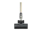 Grey vacuum cleaner head with a silver extension pole