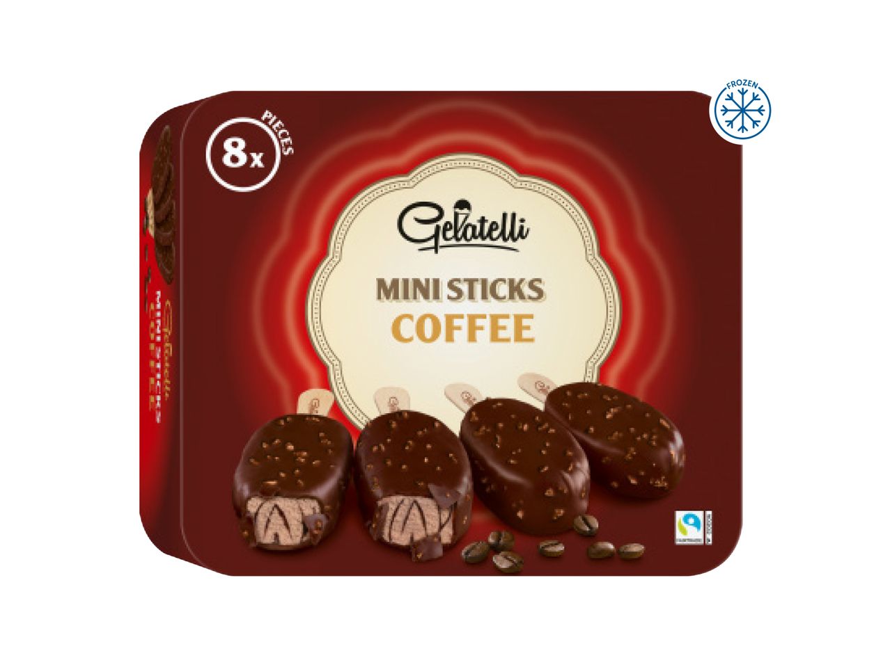 Ghirardelli Mini Sticks Coffee chocolates in a box.