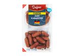 Dulano cheese mini kabanossi, made in Germany.