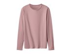 Pink long-sleeved t-shirt on a white background