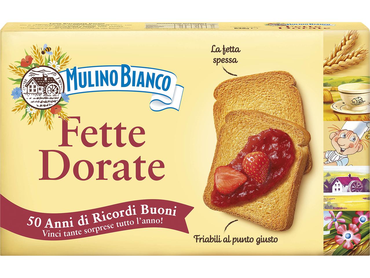 Fette biscottate dorate