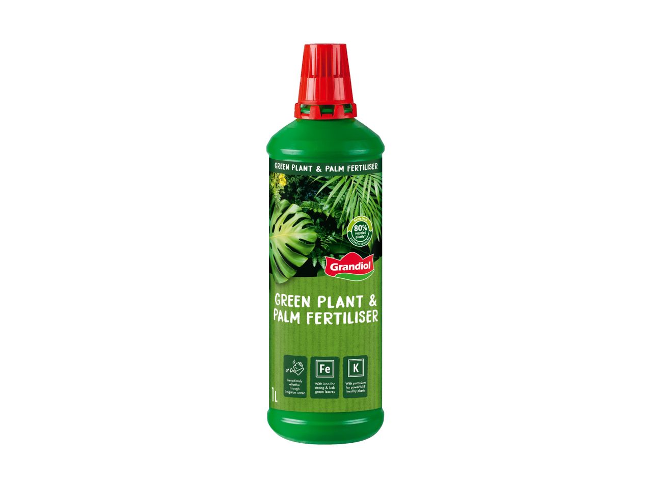 A bottle of Compo Sana Green Plant Food.