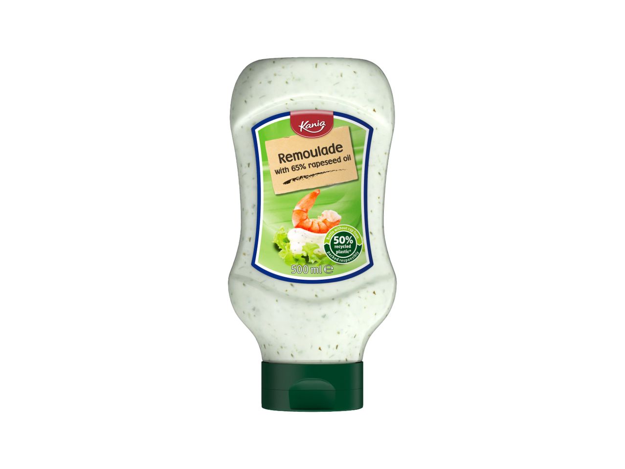 Bočica Kanijine remoulaade od 500 ml sa 65% ulja repice.