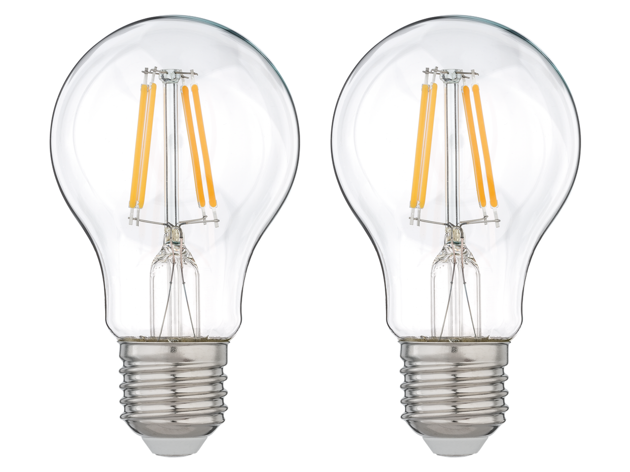 Δύο λάμπες LED filament LIVARNO home