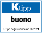 Sigillo K-Tipp: Ktipp buono, K-Tipp degustazione n° 20/2024