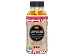 Milbona XXL Cappuccino gekoelde koffiedrank in een plastic fles.