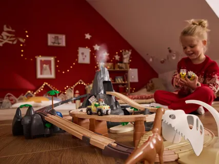 Fa vasút- / autópálya-készlet