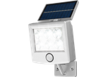 Livarno LED Solar Light with six bright LEDs, a motion sensor, and an adjustable solar panel.