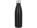 SILVERCREST® black insulated bottle with a silver cap.