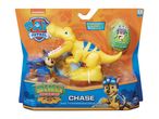 Paw Patrol Dino Rescue Chase and dinosaur toy set.