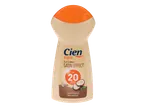 Loțiune solară Cien sun SPF 20, parfum de cocos.
