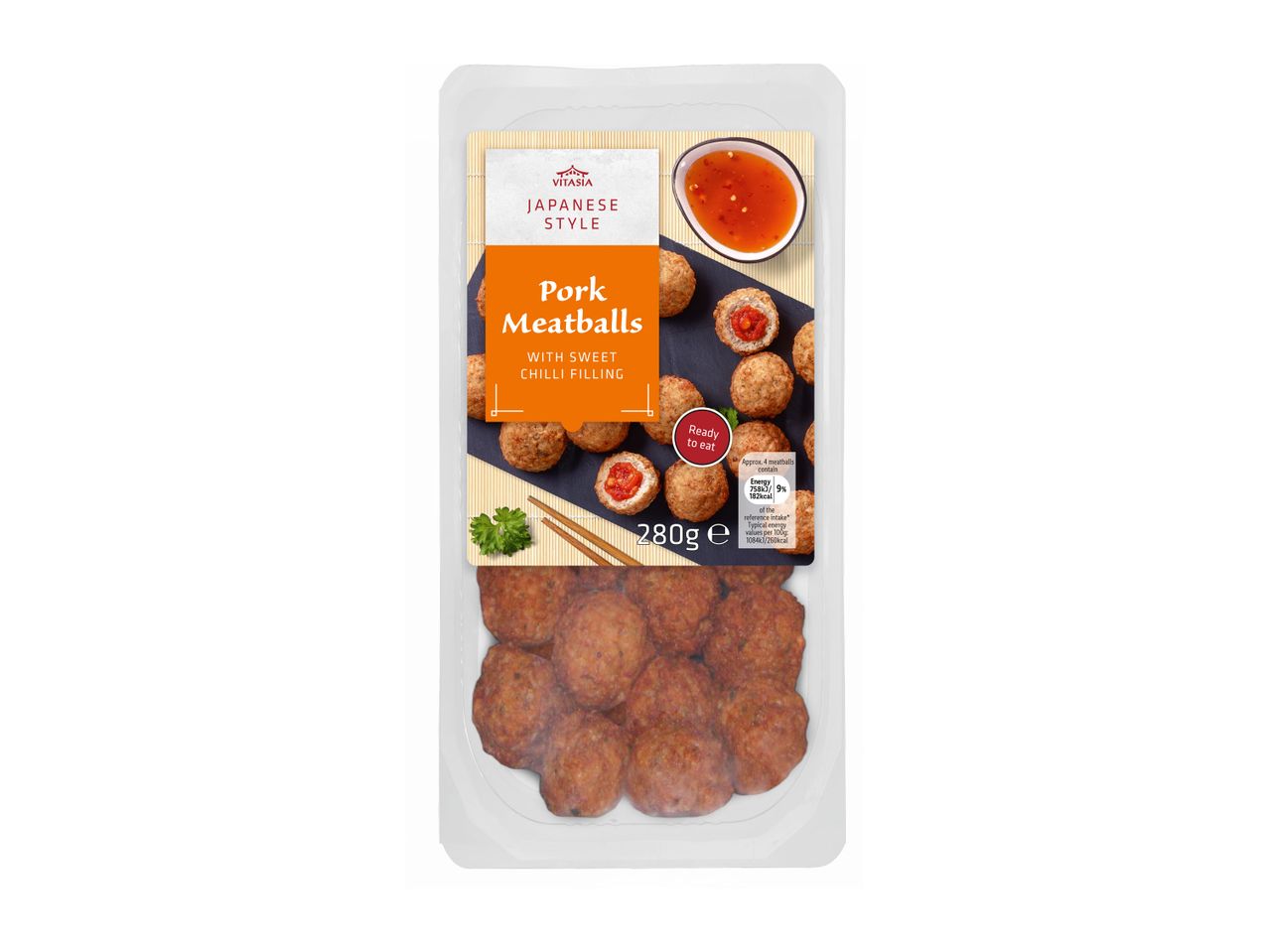 Go to full screen view: Vitasia Fried Pork Meatballs - Image 1