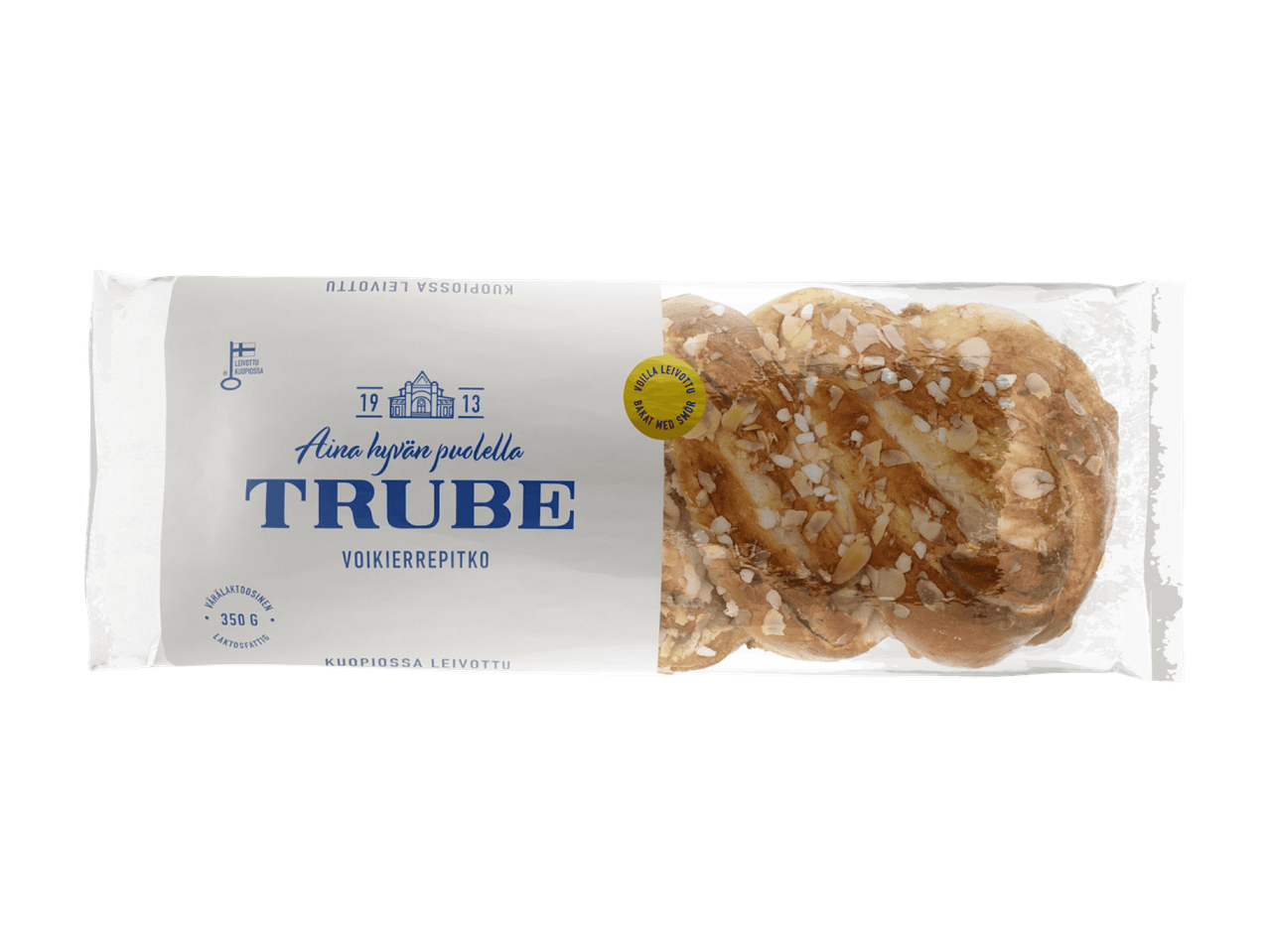 Voikierrepitko mantelihippusilla, pakattuna. Teksti: Aina hyvän puolella, 350 g.