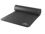 Rolled-up Crivit yoga mat.