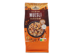 Crownfield Premium muesli met fruit & zaden; 50% gedroogd fruit & zaden.