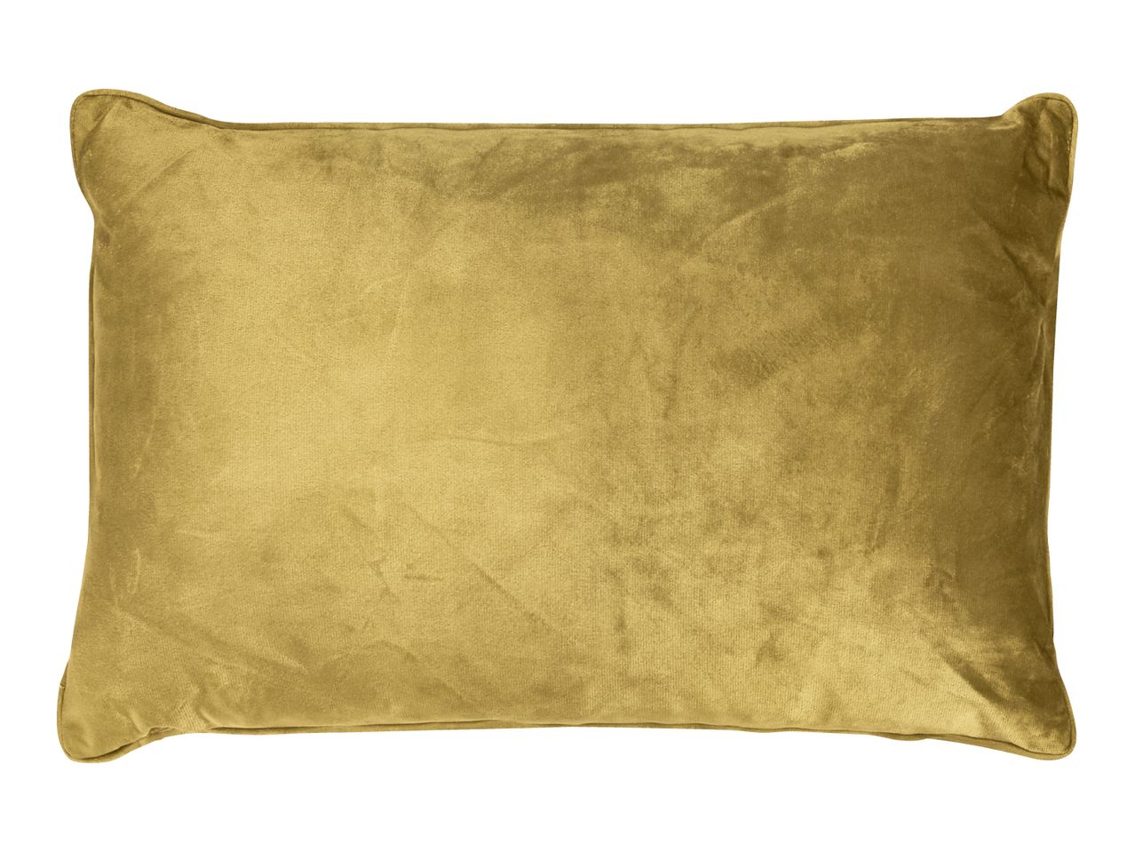 Soft gold velvet pillow