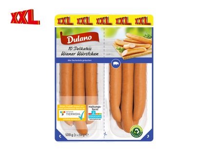 Dulano Delikatess Wiener Würstchen XXL