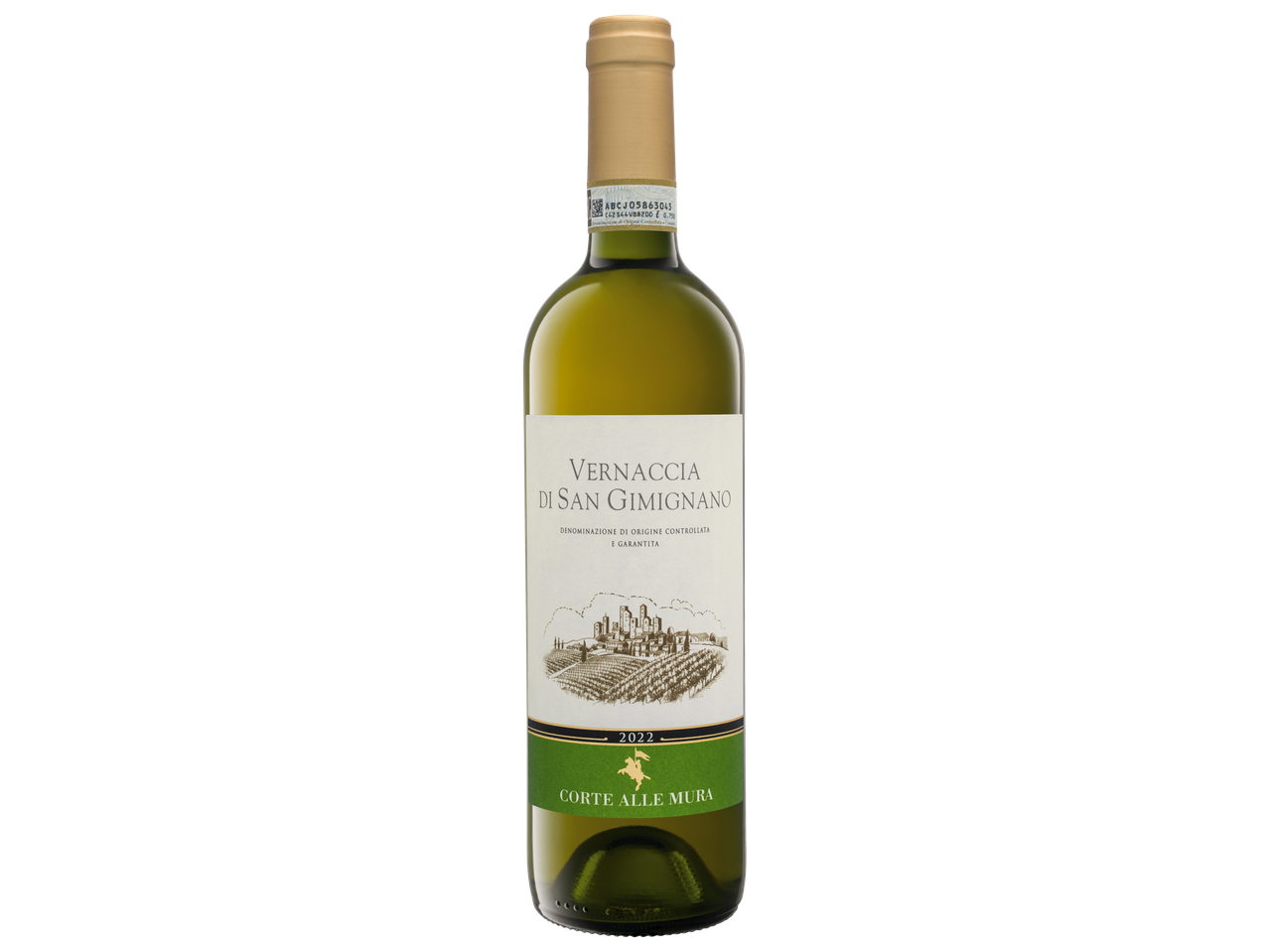 Bottiglia di Vernaccia di San Gimignano 2022, Corte alle Mura.