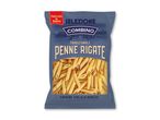 Pakke med penne rigate pasta, traditionelt bronzepresset, med en tilberedningstid på 9-11 minutter.