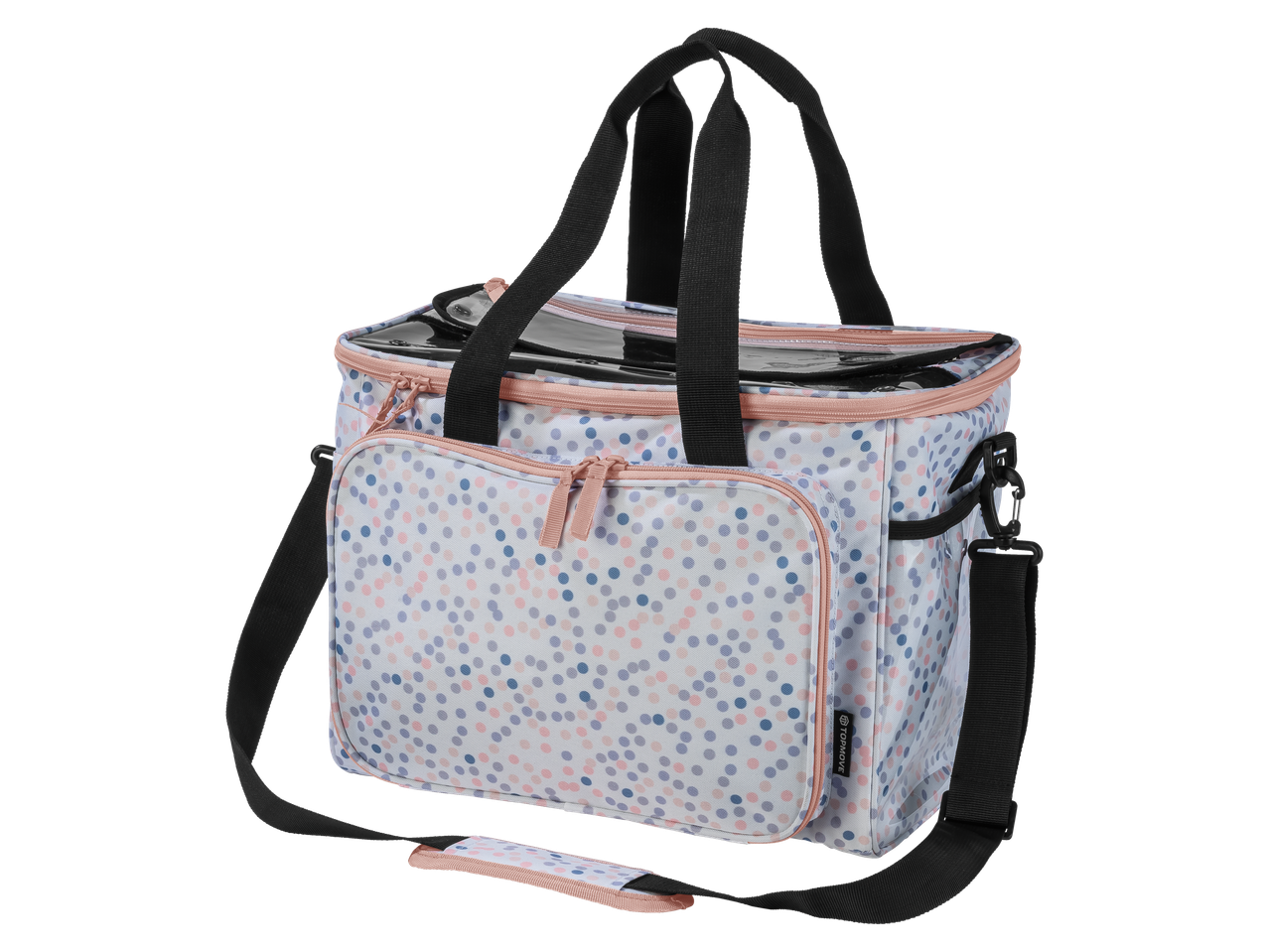 Sac à machine à coudre/tricot Topmove® à pois