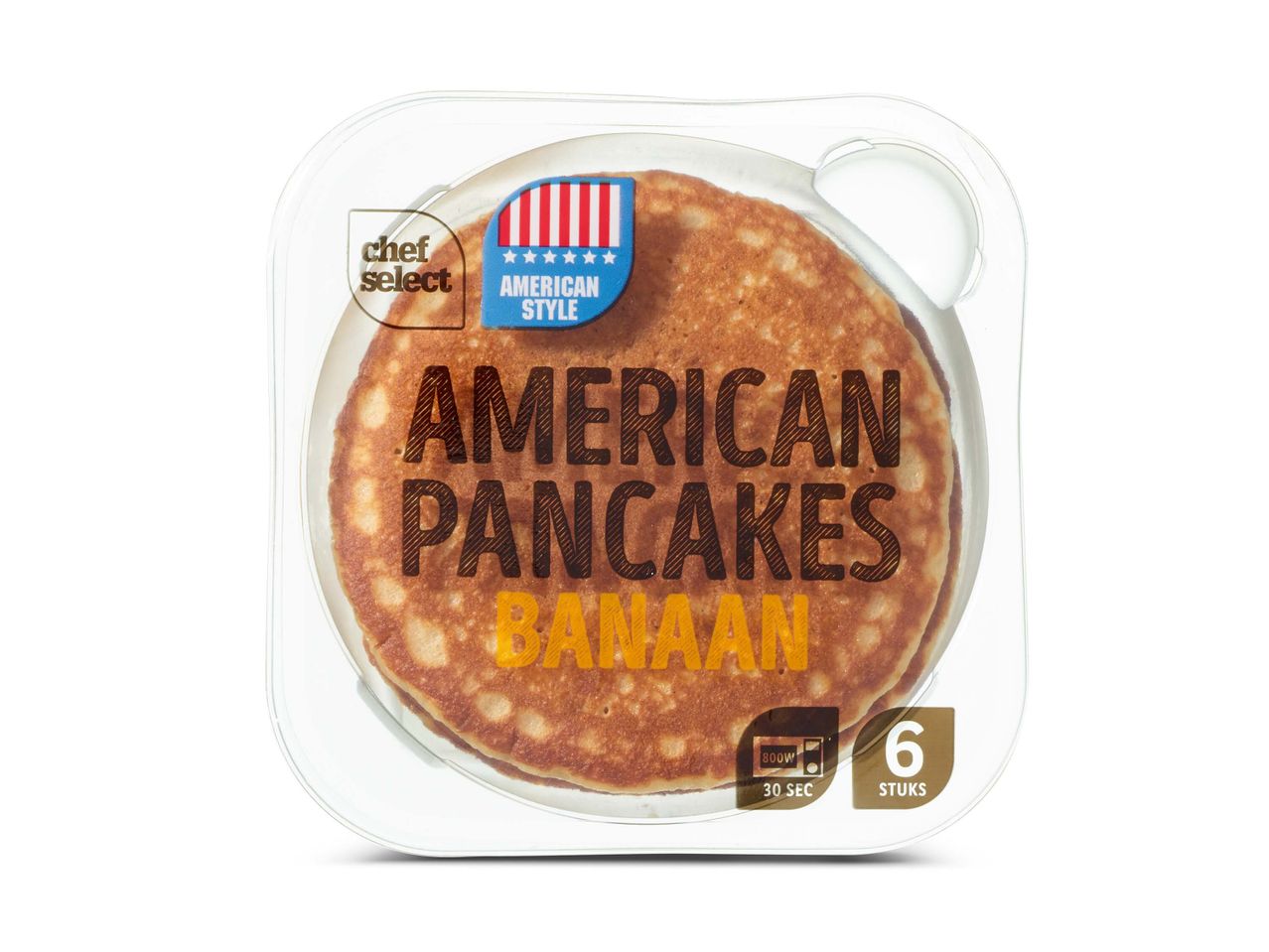 Ga naar volledige schermweergave: American pancakes banaan - afbeelding 1