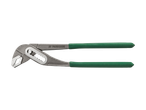 PARKSIDE® pipe wrench with green handles.