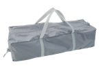 Сива чанта за съхранение с цип и дръжки
