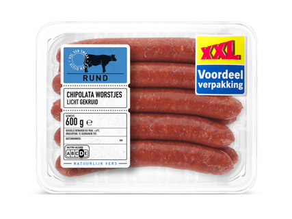 Runder chipolataworstjes