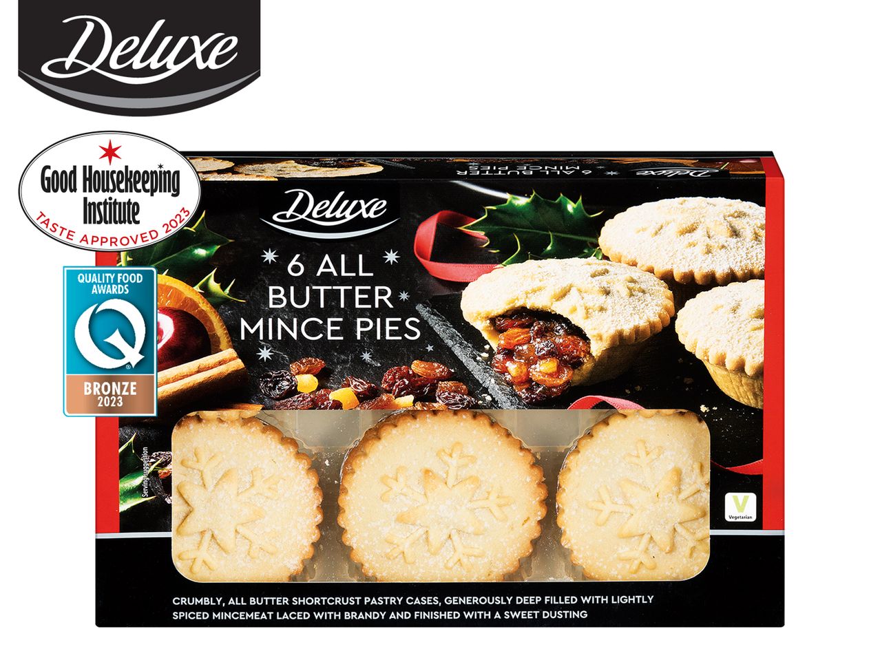 Go to full screen view: Deluxe Luxury Mince Pies - Image 1