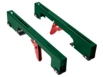 Suport universal PARKSIDE, două suporturi verzi cu cleme roșii