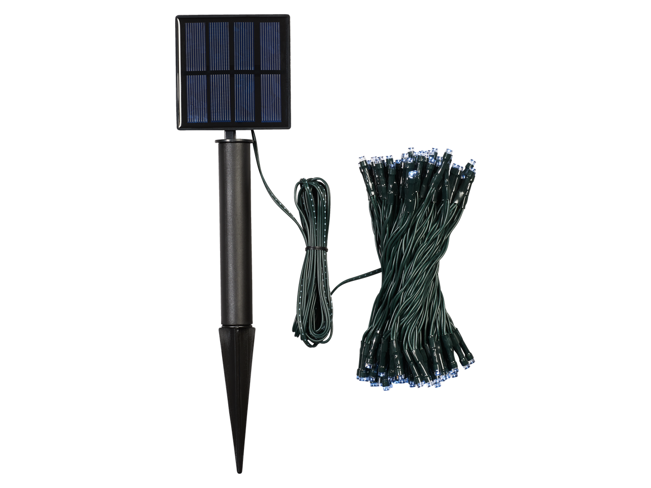 LIVARNO home 100 LED Solar Fairy Lights with solar panel and ground spike