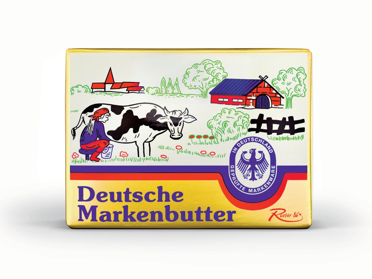 Отидете на цял екран: Deutsche Markenbutter Краве масло - Изображение 1