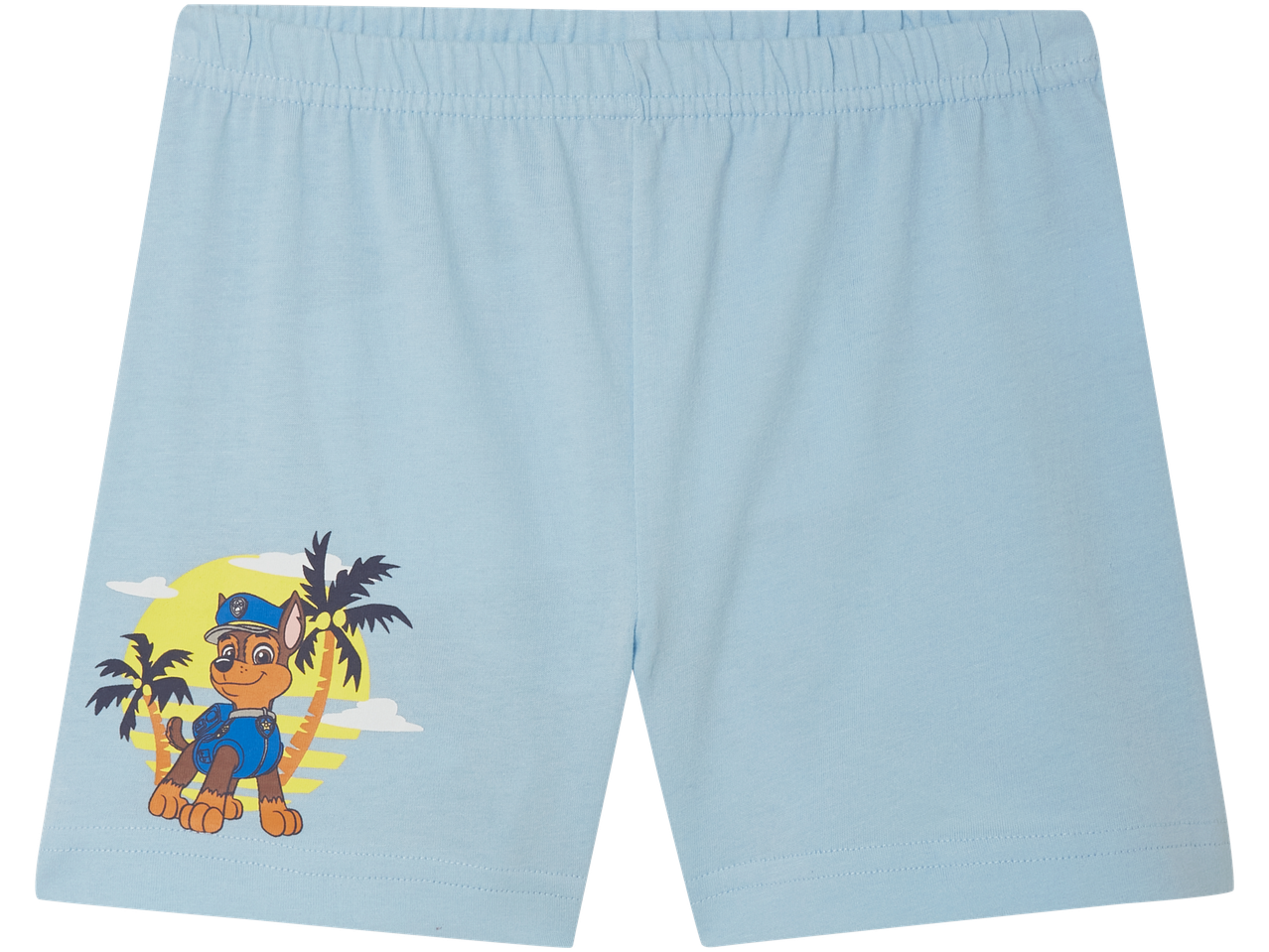 Μπλε παιδικά σορτσάκια με τροπικό σχέδιο Paw Patrol.