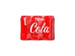 Six 330ml cans of Freeway Cola.