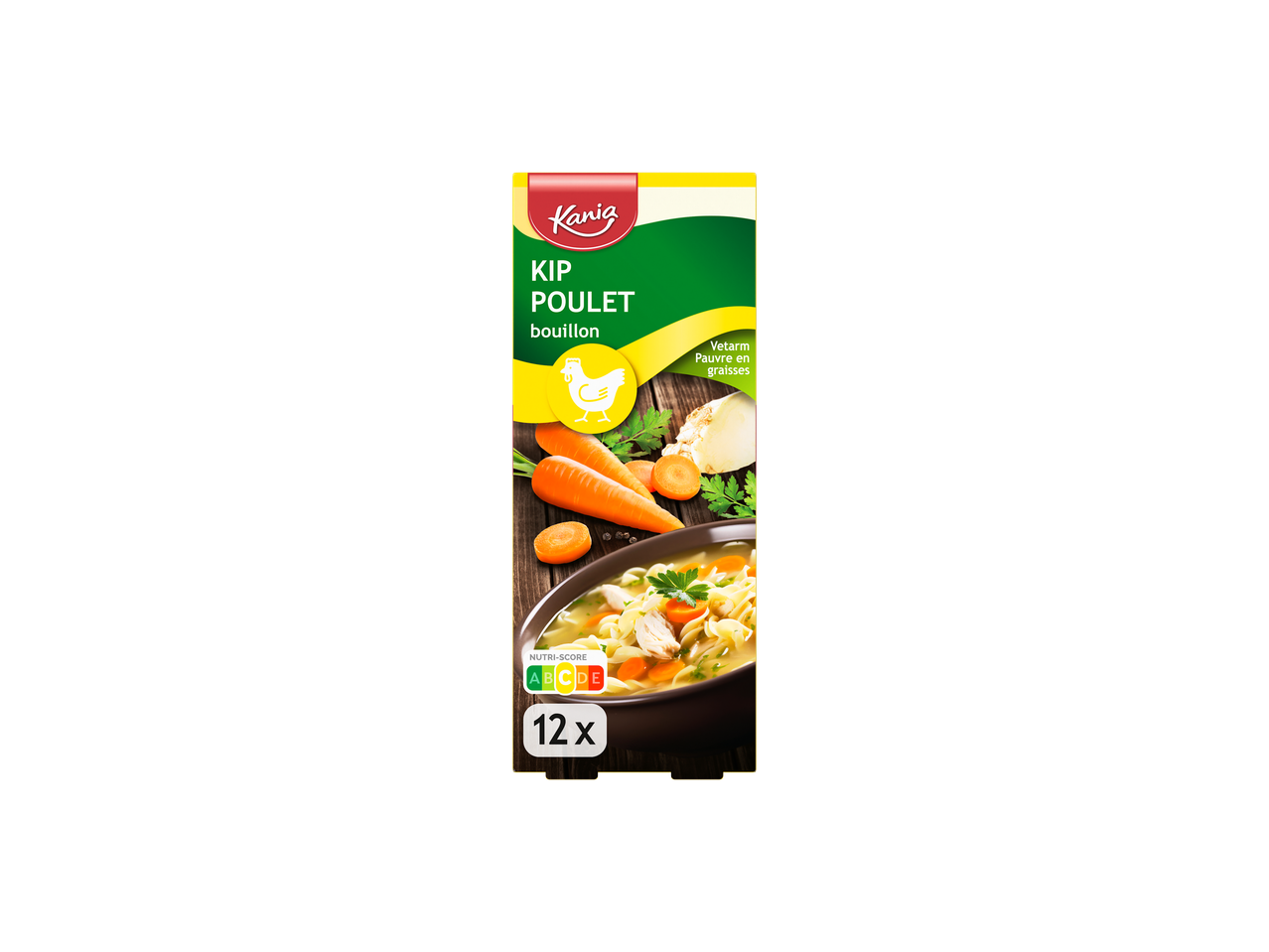 Bouillon de poulet Kania avec carottes et nouilles