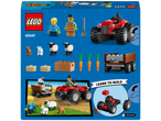 Set LEGO City cu fermă, tractor și animale.
