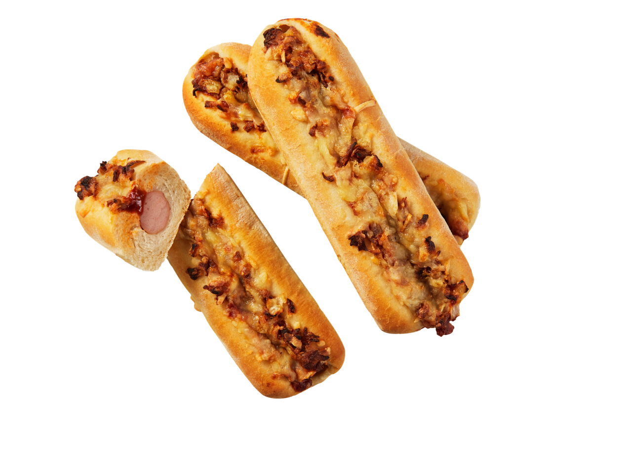 Desas pikantajā maize ar sieru.