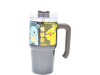 Pokemon Pikachu and Squirtle travel mug with straw.