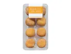 A package of eight small, round, light-brown mushrooms.