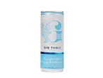 Gin Tonic Style kant-en-klare blik, 5,0% vol, 25cl, met botanisch ontwerp.