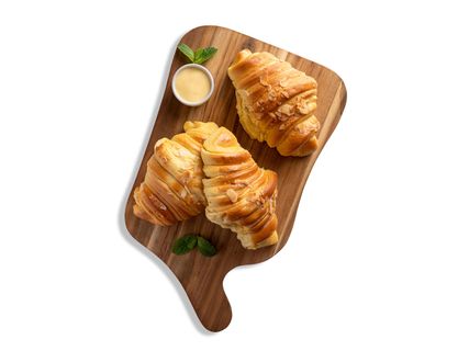 Vaníliakrémmel töltött croissant