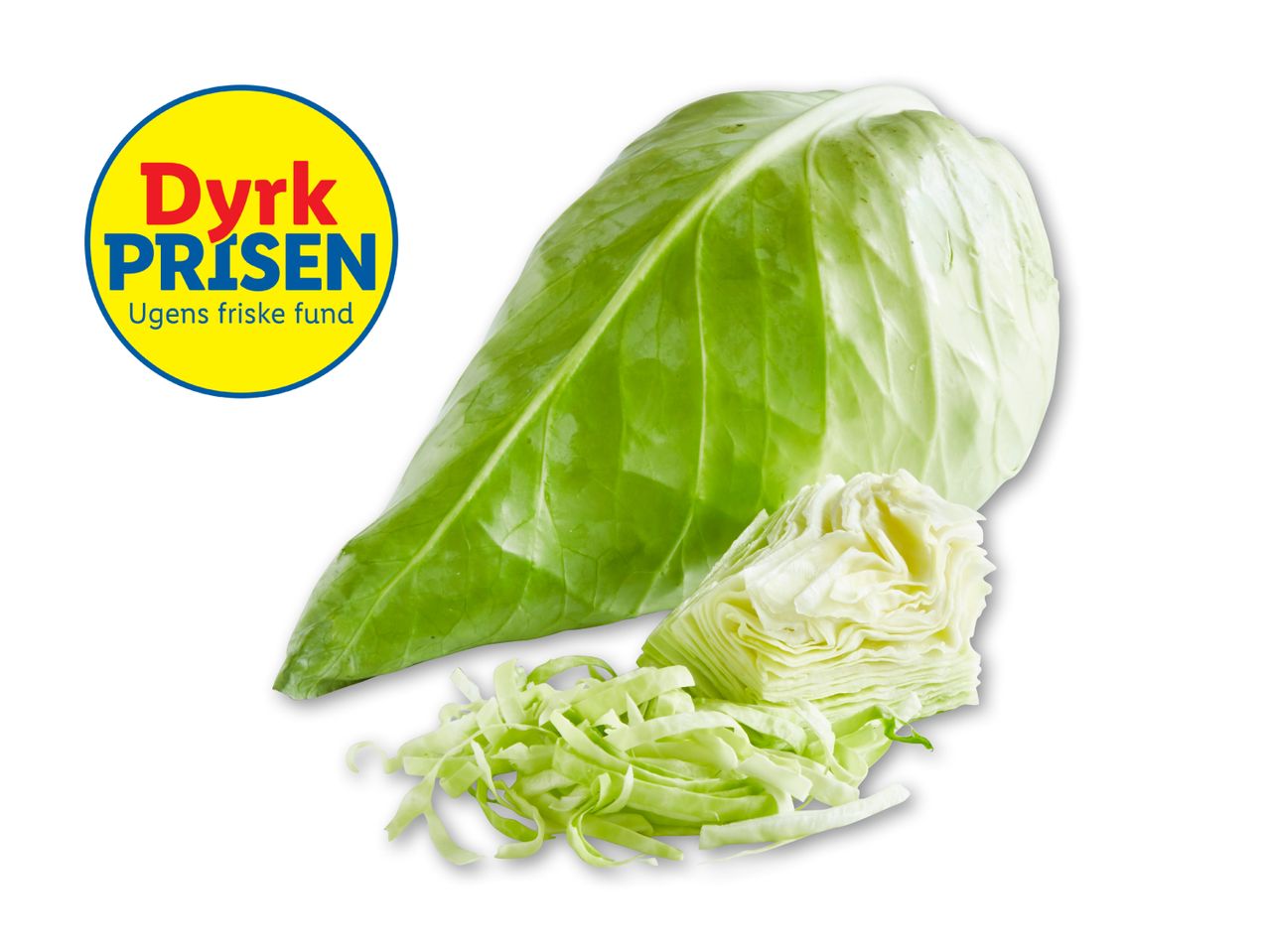 Dyrek Prisen kål: hel og hakket.