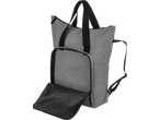 Rucsac gri SILVERCREST cu buzunar frontal deschis, ideal pentru Partygeschirr-Set.