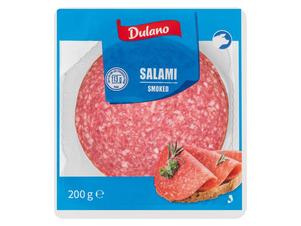 Delacre Salami szalámi, 300 g-os csomagolásban.