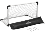 Crivit soccer goal with net, bag, and pegs.