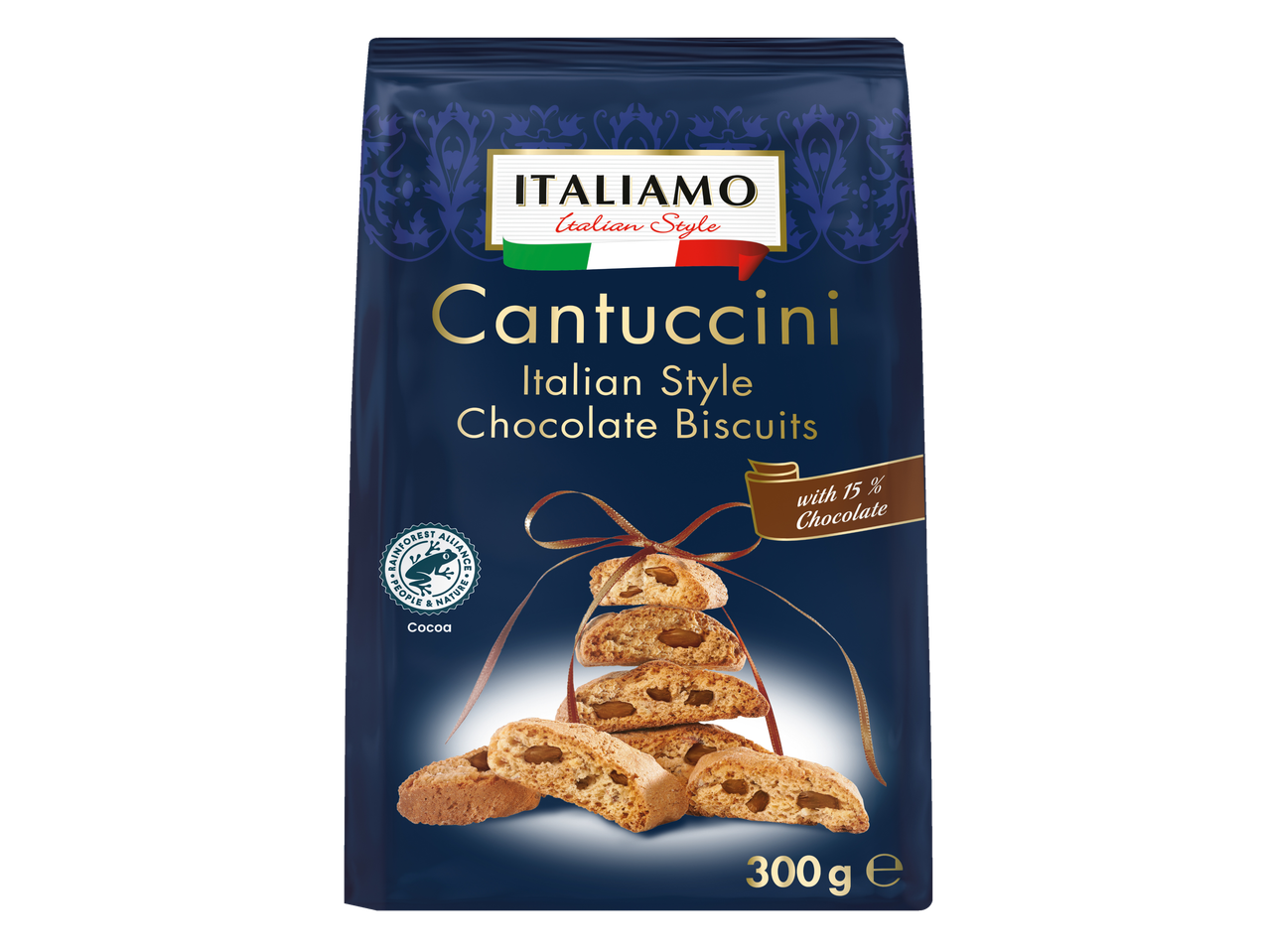 Włoskie ciastka cantuccini z dodatkami
