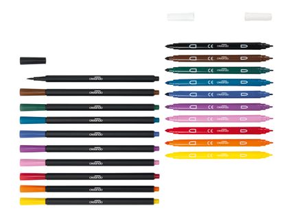 Crelando® 10 Doppelfasermaler/Fine-/Brushliner