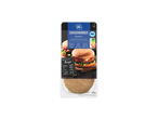 Chef Select cheeseburgers de porco: 2 hambúrgueres Gouda com sementes de sésamo e ketchup.