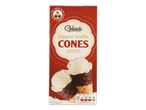 Gelatelli Dipped Waffle Cones: 6 chocolate-dipped cones.