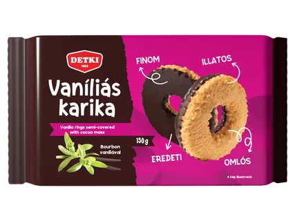 Csokoládéba mártott karika
